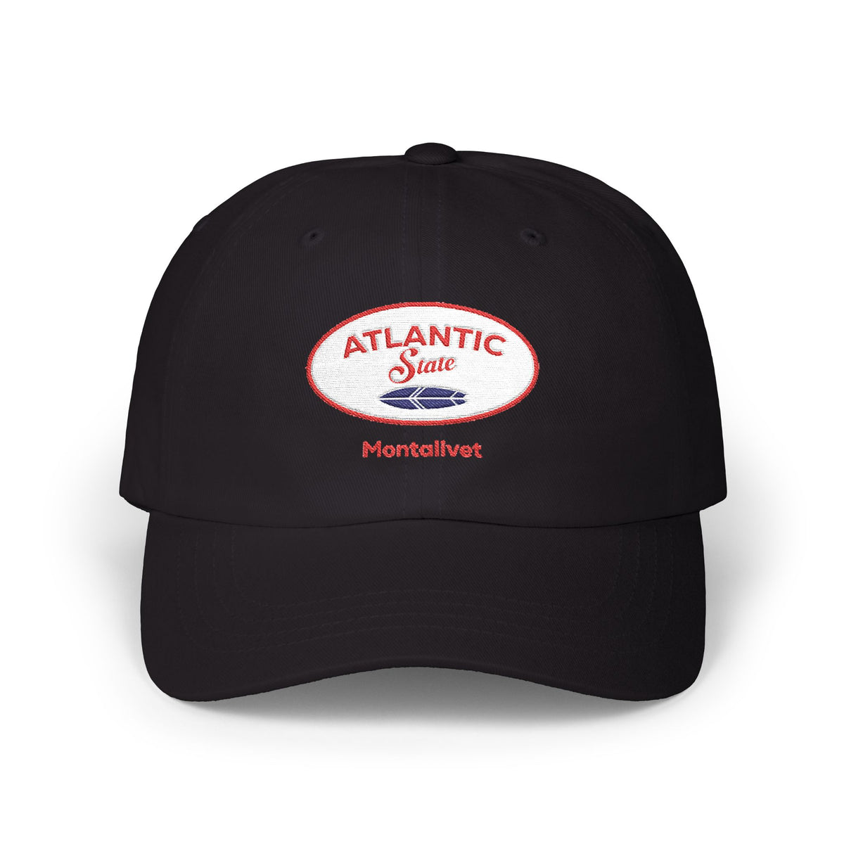 Casquette - Atlantic State Montalivet Brodée Black/Red