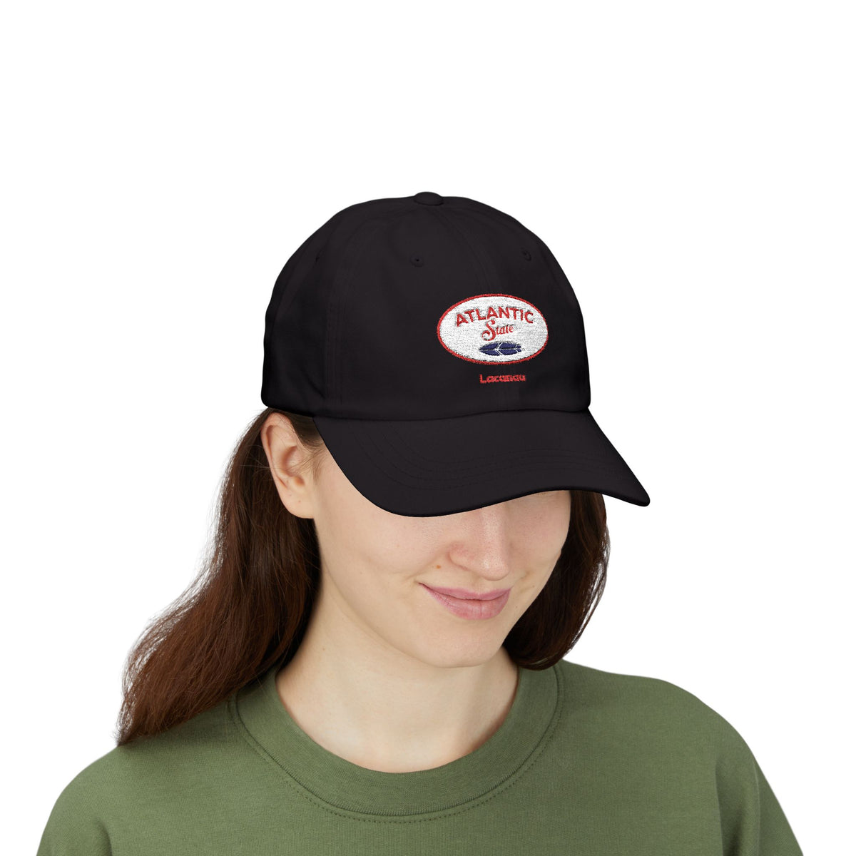 Casquette - Atlantic State Lacanau Brodée Black/Red