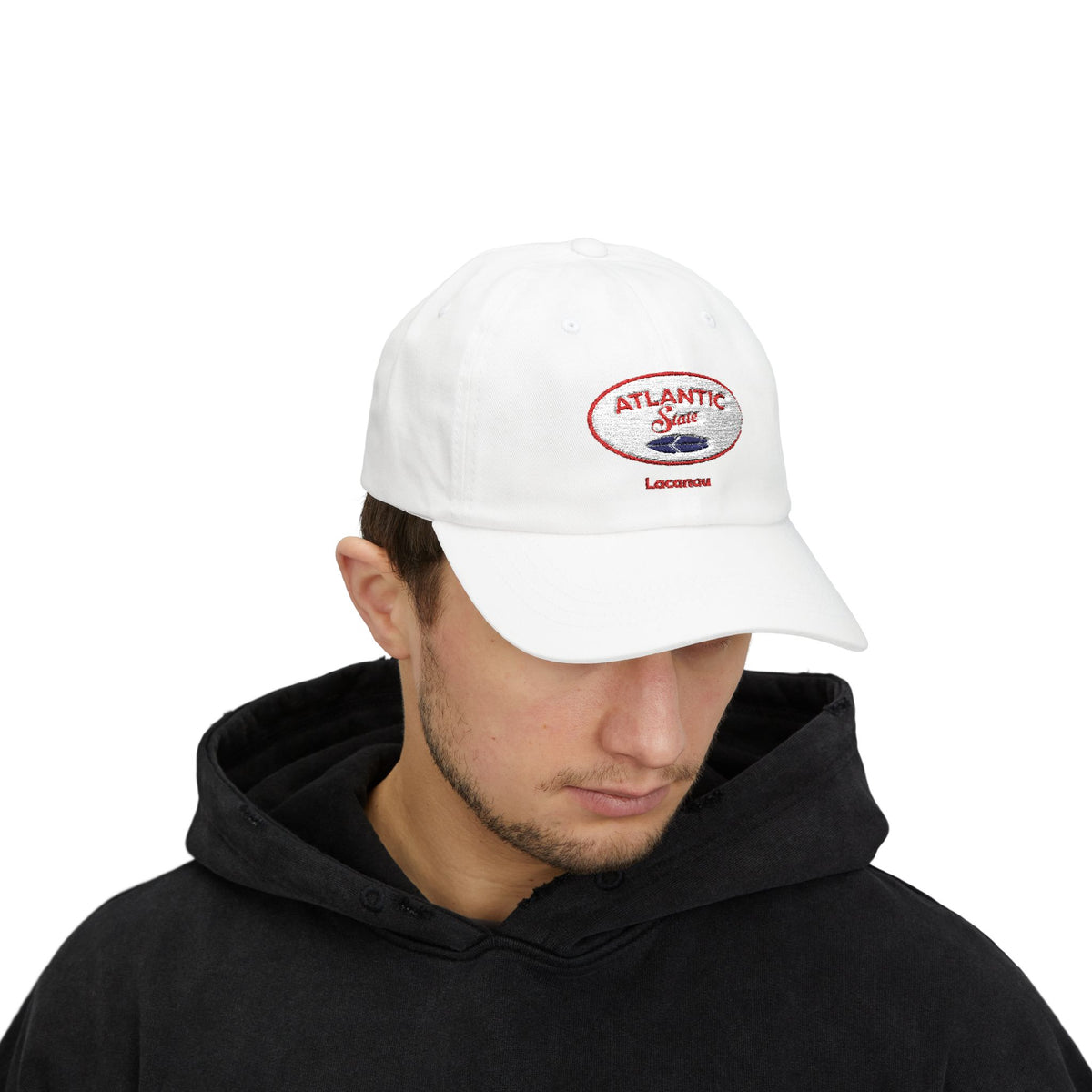 Casquette - Atlantic State Lacanau Brodée Black/Red