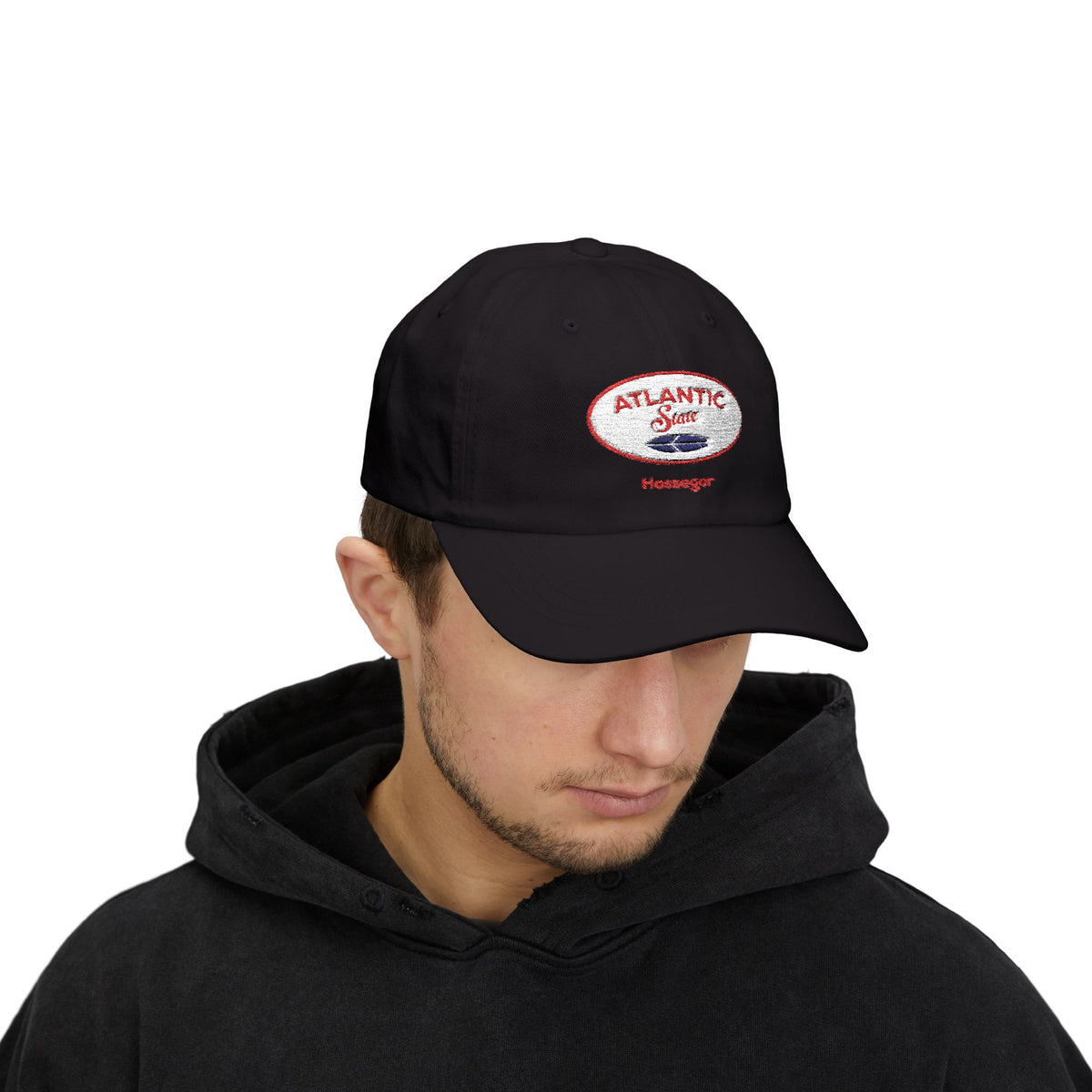 Casquette - Atlantic State Hossegor Brodée Black/Red